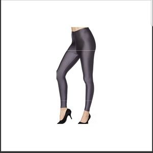 Green shiny dico leggings